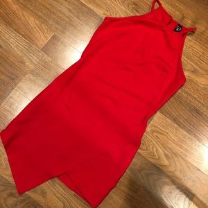 Windsor Red Tulip Mini Dress